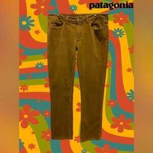 VTG PATAGONIA Tan/Brown Straight Leg Corduroy Pants Women’s Size 31